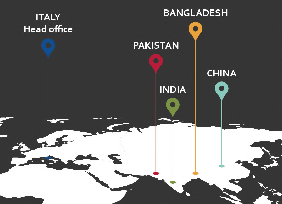 instyle Southeast Asia clothing manufacturing map